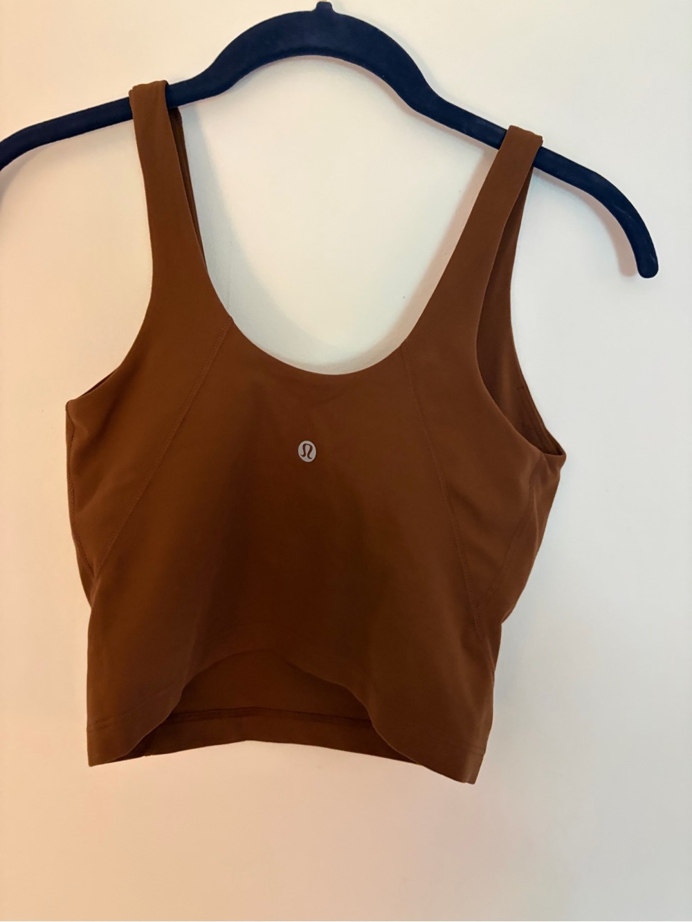 lululemon athletica Brown Seamless V-Neck Crop Tank - Picture 3 of 4